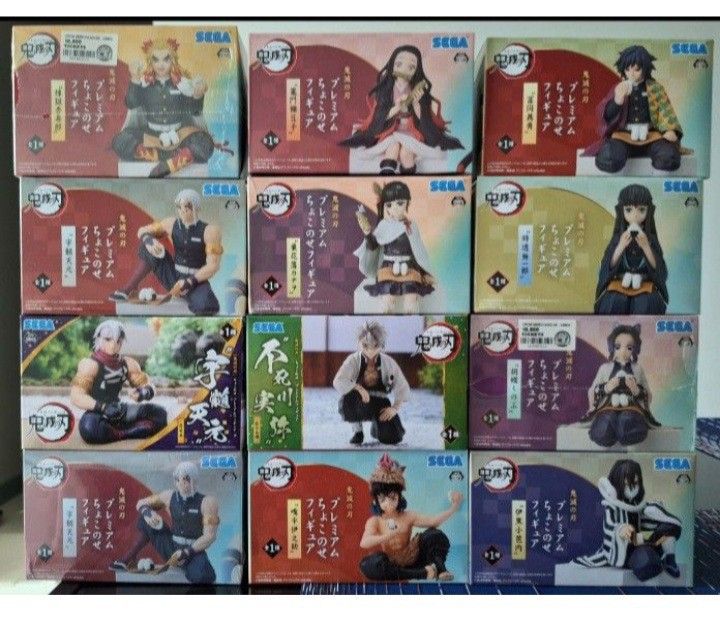Figurines Anime Demon Slayer Kimetsu No Yaiba, 4 pièces, poupée Tanjiro Nezuko Zenitsu