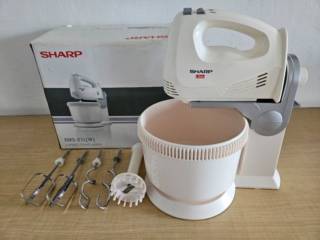 Sharp EMS-511(W) Stand Mixer, TV & Home Appliances, Kitchen Appliances ...