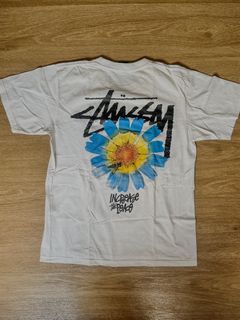 ★韓国の人気★【STUSSY】★Stussy ITP Flower T-Shirt Whit.e★ Stussy ITP Flower T-S STYLE | KREAM