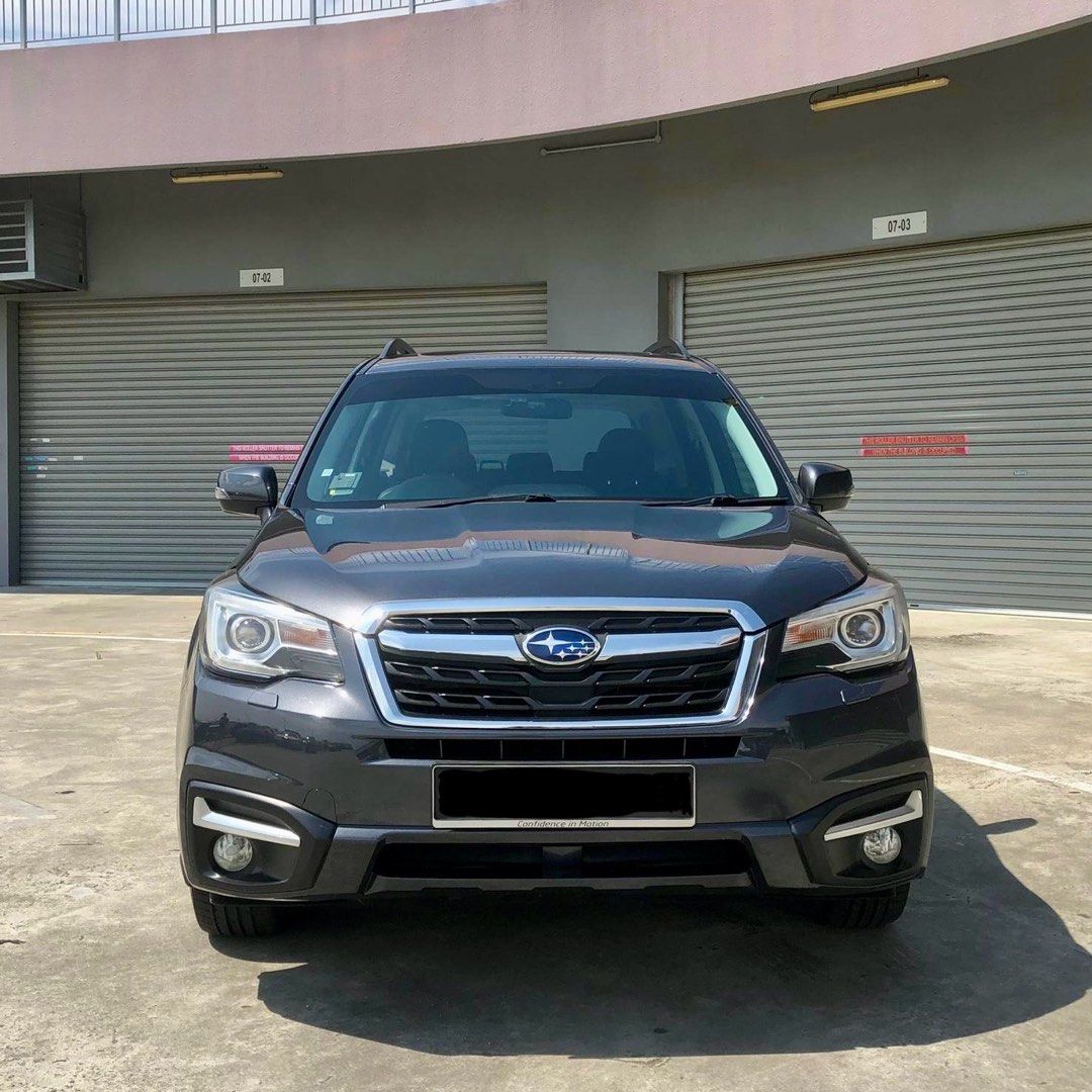 Subaru Forester 2.0 XT (A) (Category: Used Cars) located in Singapore. Submitted by helixleasing (Listing ID 1378887407, Image 2). Description: 2 Owner Unit! (95k mileage) With Service Records Road Tax Paid Till 25/09/2025 Powerful 2.0 Spacious and Comfortable for Family of 5 Large Boot Area Grey Unit Well Maintained Interior and Exterior Panoramic Moonroof Guaranteed Get Back about $9k+ at End of COE Full Cash/Bank Loan/In House Loan With High A