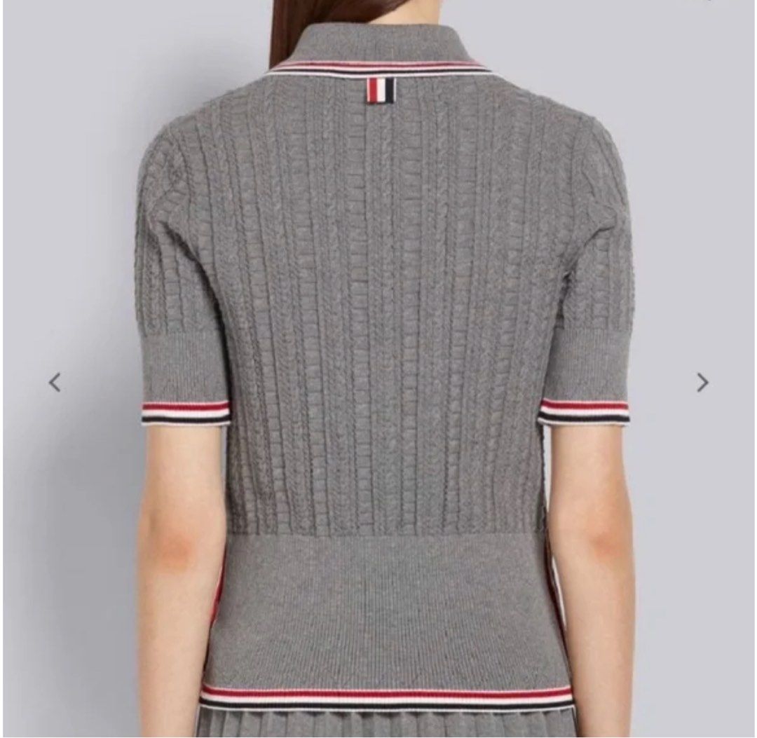 Thom Browne Multicolored Ribbed Polo Top (Category: Luxury Apparel) located in Manila. Submitted by fashion_alpha (Listing ID 1378902017, Image 2). Description: .