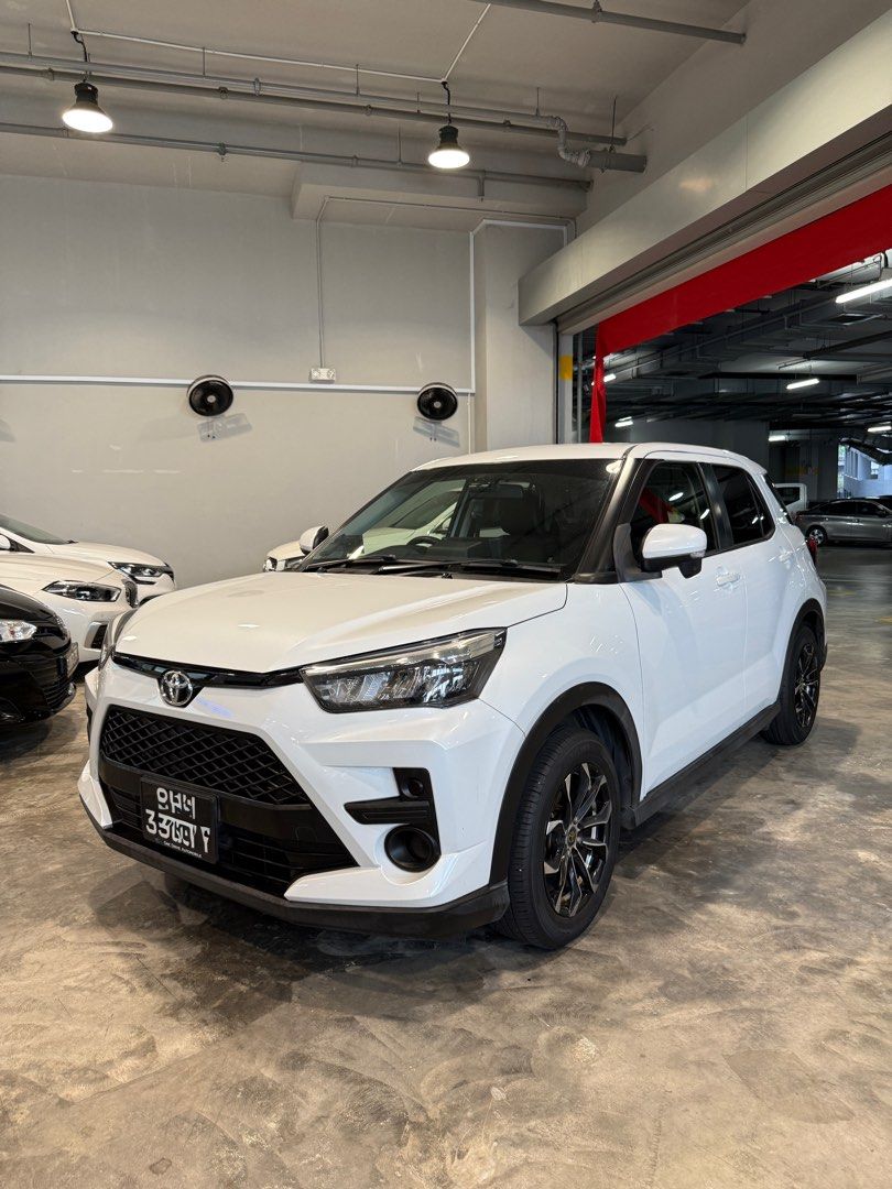 Toyota Raize 1.0 X (A) (Category: Used Cars) located in Singapore. Submitted by valuemotoring (Listing ID 1378817965, Image 1). Description: 84440900 Clearance sale Toyota Raize 1.0A Nov 2020 from $790 monthly mega promo!! Low mileage 🔥🔥🔥 Mega Promo!!! superb condition! Highest trade in! 🔥🔥🔥🔥🔥🔥🔥🔥🔥🔥🔥🔥🔥🔥🔥🔥🔥 Trusted dealer . Best package Guranteed . Interest rate from 1.68% . 10% downpayment mega promo PHV full loan $0 downpaymen