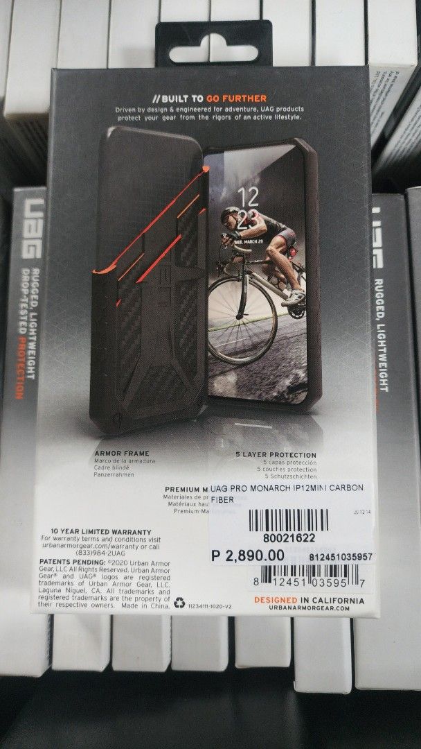 UAG Monarch IPhone 12 Mini Carbon Fiber case (Category: Cases & Sleeves) located in Manila. Submitted by dealdashdepot (Listing ID 1378752794, Image 3). Description: Condition: The product itself is in pristine condition, untouched by any harm or wear. Even though the packaging may be open or slightly damaged, the item itself is like new and fully ready to perform its intended function perfectly. Disclaimer: This item is a liquidated product sour
