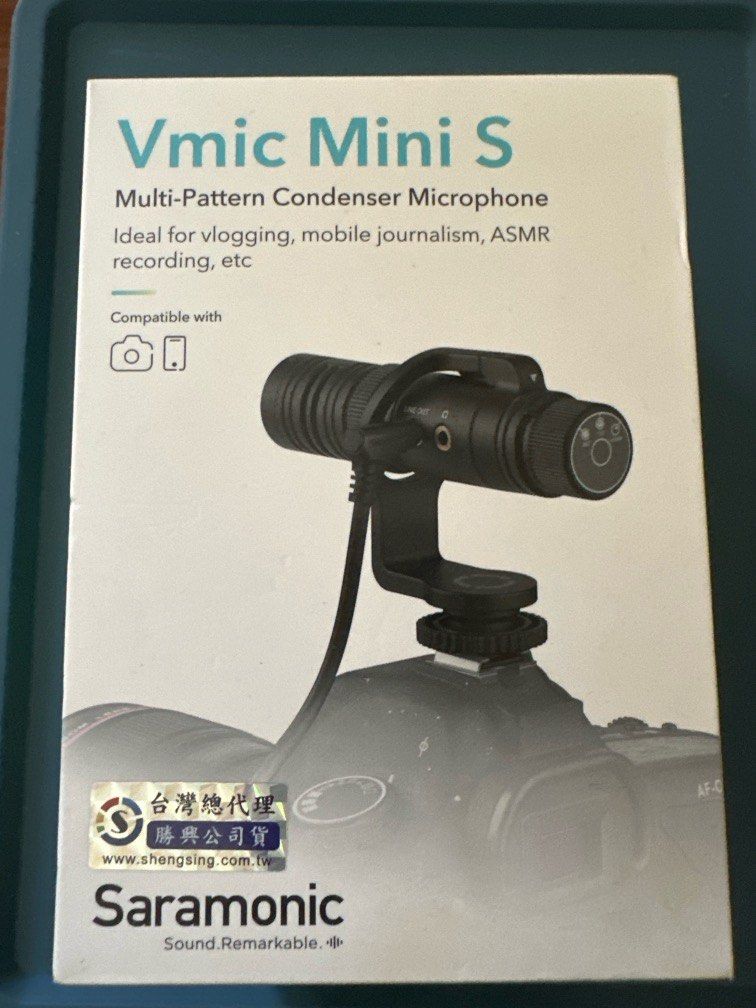 由 sass_stuff (刊登 ID 1378762040，圖片 1) 提交，位於 台北市 (Taipei) 的 Vmic MiniS (類別：錄音機)，說明：品牌：Saramonic 全新未拆 本來想做自媒體而買的 但目前太忙，用不到 故售出 。