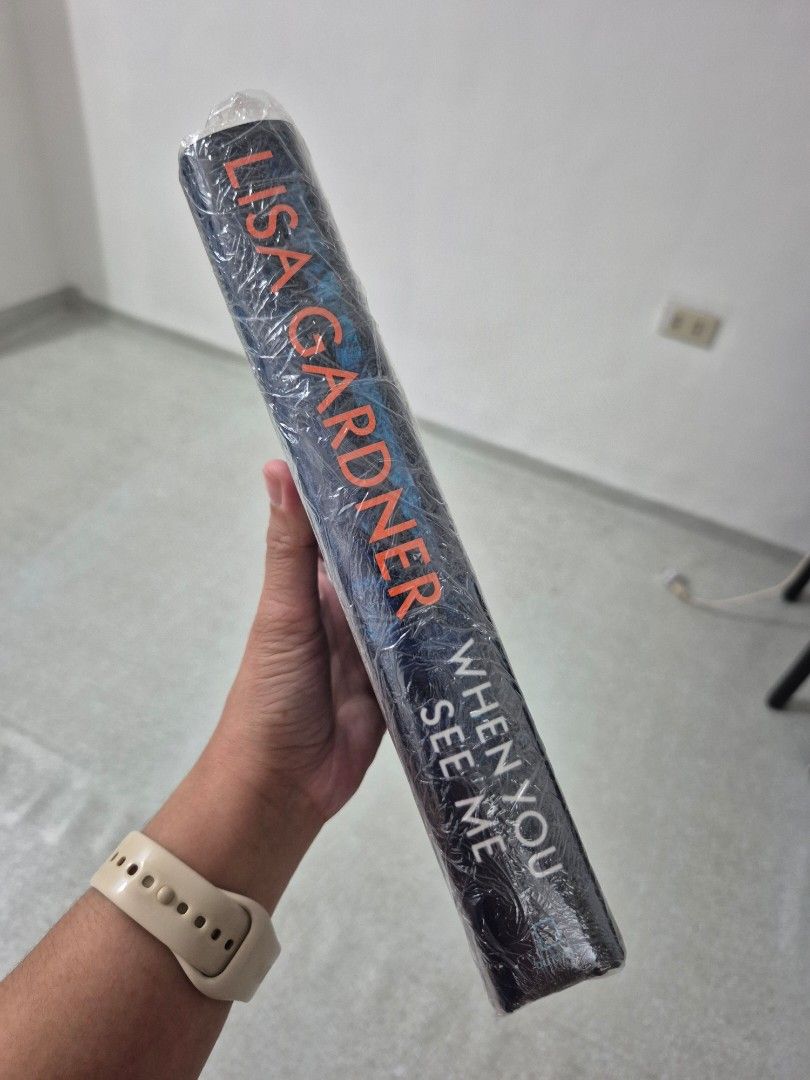 When You See Me by Lisa Gardner (Category: Storybooks) located in Pasig City. Submitted by dawwoti (Listing ID 1378913208, Image 3). Description: 📚 Books for a Cause 🐾 RFS: Raising funds to cover the remaining vet bills for my furbaby, who recently underwent surgery. 🙏 All books are cling-wrapped for protection and in good condition (I'll send details of each book’s condition upon request). Some may have sticker markers — I’ll gladly remove th