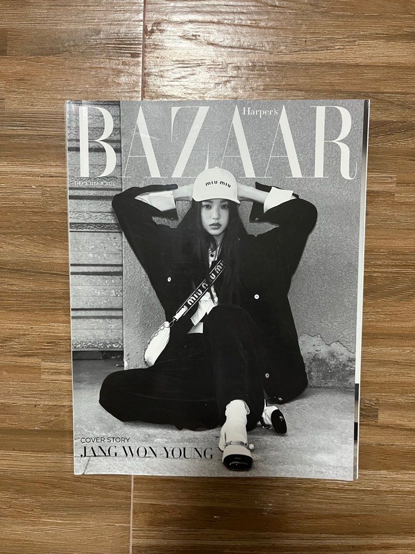 wonyoung bazaar magazines (Category: Magazines) located in Quezon City. Submitted by sqiderman (Listing ID 1378845396, Image 3). Description: 350 if getting all 150 if buying one expect the magazines to have dents, folds, scratches, and etc. Hence the price won't show more pics of the mags. perfect for display and decoration shipping thru lalamove bc of the weight .