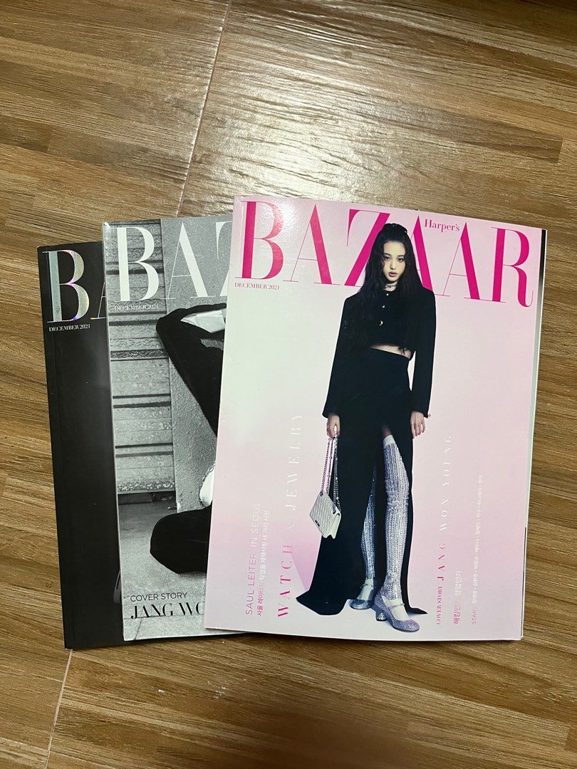 wonyoung bazaar magazines (Category: Magazines) located in Quezon City. Submitted by sqiderman (Listing ID 1378845396, Image 1). Description: 350 if getting all 150 if buying one expect the magazines to have dents, folds, scratches, and etc. Hence the price won't show more pics of the mags. perfect for display and decoration shipping thru lalamove bc of the weight .