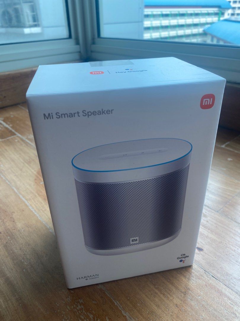Xiaomi Mi Smart Speaker - Brand New (Category: Soundbars, Speakers & Amplifiers) located in Singapore. Submitted by khoodesmond (Listing ID 1378777678, Image 1). Description: Brand new Xiaomi Mi Smart Speaker, still in its original packaging. Features Google Assistant integration. Comes with the original box. Perfect for streaming music and controlling smart home devices. Get yours today!.
