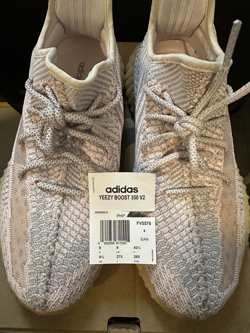 RUSH SALE! Yeezy 350 v2 Synth (Category: Sneakers) located in Makati City. Submitted by jillyyype (Listing ID 1378741888, Image 2). Description: Rarely used. Used only 5 times. 100000% original Rfs: Hubby has too many shoes. Please help me declutter 🫶🏻🤣 Price is slightly negotiable. I will not respond to low ballers. Thank you ☺️.