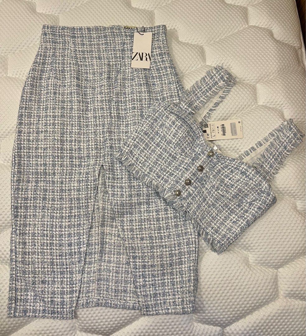 Zara Tweed Coord Set Large (Category: Sets or Coordinates) located in Manila. Submitted by LuxuryGoodiesPh (Listing ID 1378903899, Image 3). Description: .