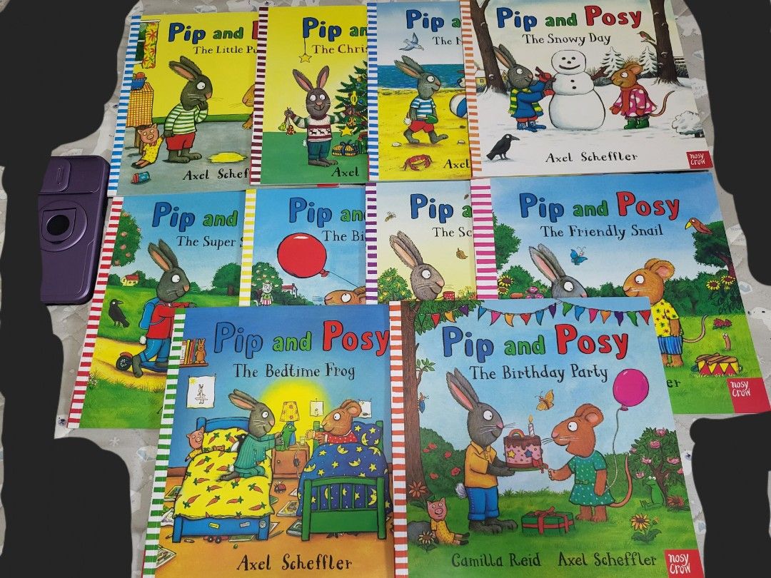 二手10冊Pip and Posy英文圖書, 興趣及遊戲, 書本& 文具, 兒童書籍- Carousell
