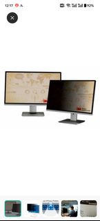 Last Box 3M™ Privacy Filter Anti-Spy UV Protection Ultraviolet Blue Light Protection 21.5" filter PF215W9B
PF215w9E Compatible with 21.5-inch Display, 16:964079379754241110
