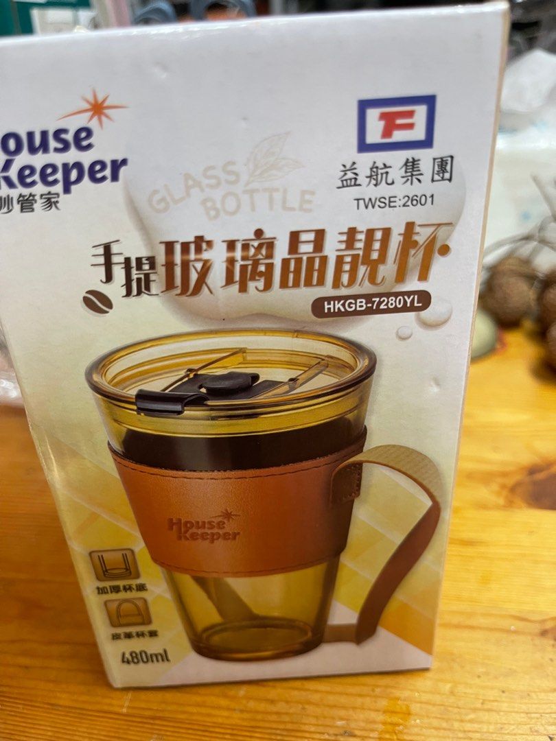由 amykeng6859164 (刊登 ID 1378966423，圖片 1) 提交，位於 台北市 (Taipei) 的 妙管家手提玻璃靚杯 (類別：水杯、水壺)，說明：鈉鈣玻璃（+80度c) 容量400-480ml 。