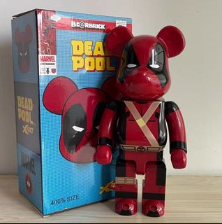 その他 BE@RBRICK DEAD POOL 100%&amp;400% MEDICOM TOYS BEARBRICK MARVEL DEADPOOL X-FORCE 100% FIGURE