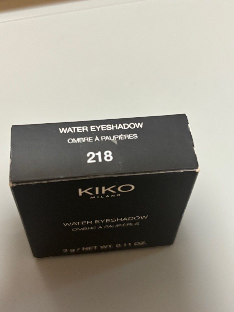 由 abbm0028 (刊登 ID 1378994799，圖片 2) 提交，位於 桃園市 (Taoyuan) 的 免運☑️ KIKO Milano高顯色乾濕兩用水波紋眼影 ✨ Water Eyeshadow 色號218粉紅葡萄柚 🧜 3g (類別：眼部彩妝、保養)，說明：KIKO 高顯色乾濕兩用水波紋眼影 ✨ Water Eyeshadow 色號218🧜 3g 僅試色過，還超新～實品在後圖 習慣帶整盤眼影出門使用不到便宜出售。