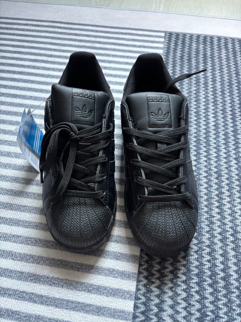 adidas gazelle silver green womens adidas Women's Superstar II Shoes, Size 7.5, Black/Black/White main image 0