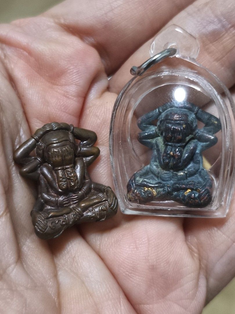 Aj Chien 12 Hand Pidta Roop lor. BE2552 First Batch. Phor Chien amulet ...