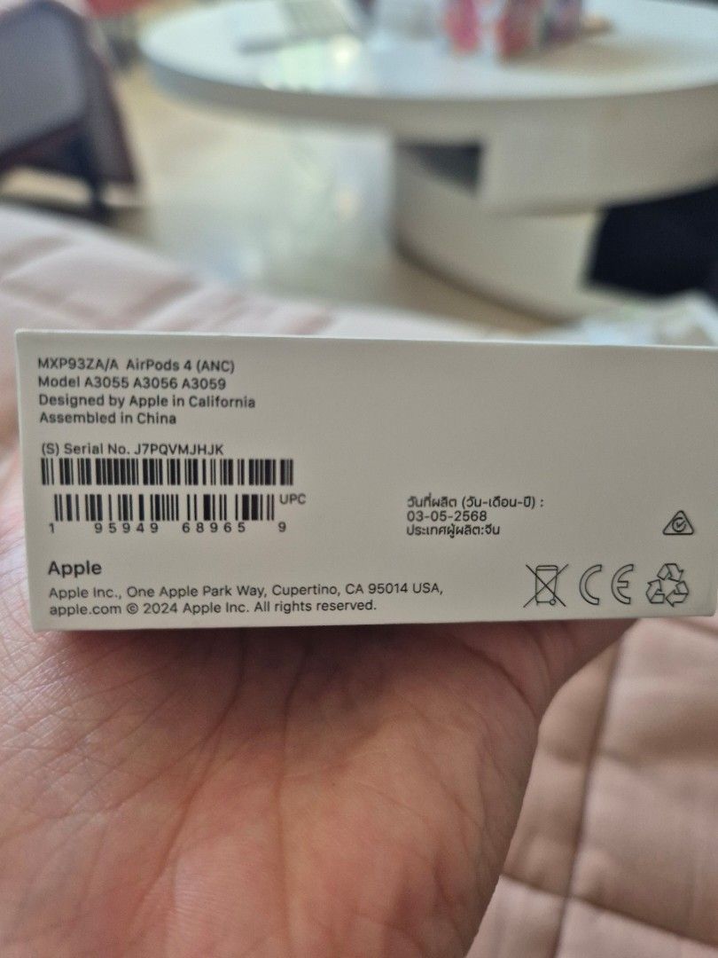 Apple AirPods 4 (ANC) - Brand New (Category: Earphones) located in Singapore. Submitted by wonderingwillows (Listing ID 1379014070, Image 2). Description: - Brand new Apple AirPods 4 (ANC) - Comes in original packaging - Model: A3055/A3059 - Designed by Apple in California - Perfect for music and calls - Ready to use!.