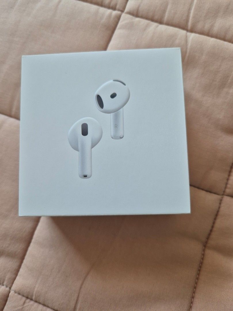 Apple AirPods 4 (ANC) - Brand New (Category: Earphones) located in Singapore. Submitted by wonderingwillows (Listing ID 1379014070, Image 1). Description: - Brand new Apple AirPods 4 (ANC) - Comes in original packaging - Model: A3055/A3059 - Designed by Apple in California - Perfect for music and calls - Ready to use!.