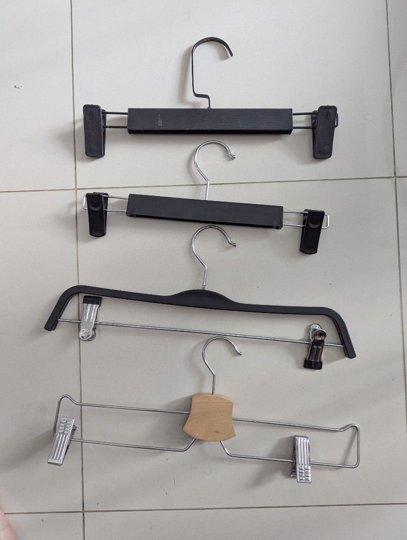 Assorted Pant Hangers - Set of 4