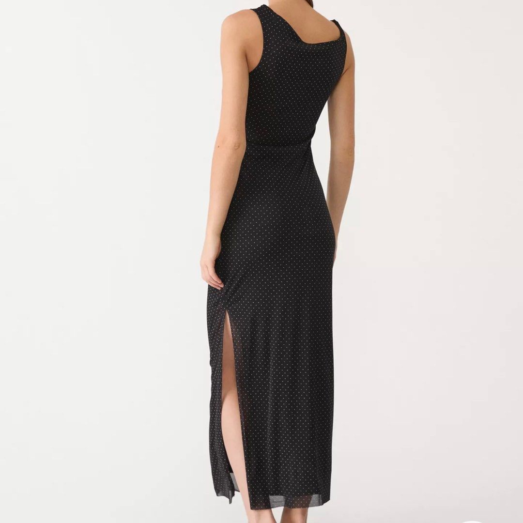 ASYMMETRIC POLKA DOT MIDI DRESS (Category: Dresses) located in Antipolo. Submitted by shop.ches (Listing ID 1378981734, Image 2). Description: - never been used.