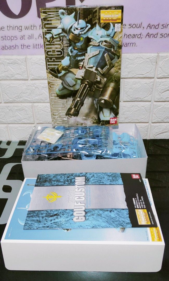 Bandai MG MS-07B-3 Gouf Custom (1/100) (Category: Gundam & Model Kits) located in Caloocan City. Submitted by RetroGuild (Listing ID 1378960367, Image 2). Description: ✨Bandai MG MS-07B-3 Gouf Custom (1/100) 💵PRICE: •₱2,499 only 🖊️DESCRIPTION: •Master Grade - 1/100 •Red Bandai Logo released •Original | Genuine •Brand new, old stock condition •Runners are plastic sealed 🚚Delivery Options: •Available via LBC, Grab, Lalamove, MrSpeedy, Gogo, JRS,