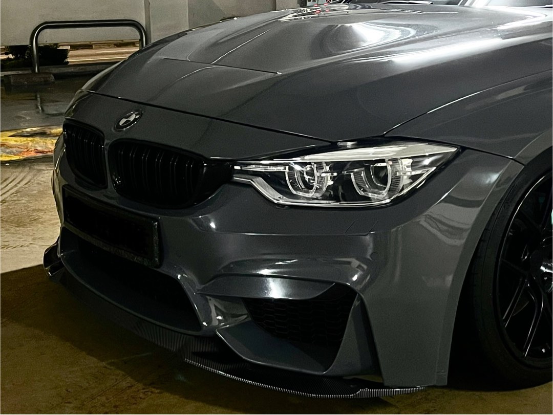 BMW 3 Series Sedan 320i (A) (Category: Used Cars) located in Singapore. Submitted by goodthingsnocheap (Listing ID 1379112536, Image 2). Description: NO CONSIGNMENT NEEDED. Engine overhaul (2025 June) New timing chain set New water pump New HPFP New 500deg brake pads Authentic Titan7 TS-5 Forged Rims CJ Dynamic Front and Rear Brake Kit 1:1 F80 Wide Body Kit VRSF Intercooler VRSF DP Bastuck Exhaust with Cert BCBR Coilovers Stage 2 Tuned CAI, Boost