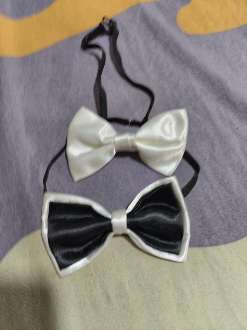 Bowtie Adults (Category: Ties) located in Manila. Submitted by layagmaryr37323 (Listing ID 1379010697, Image 3). Description: available onhand canary yellow off whirte black/white combination thru lalamove pickup.