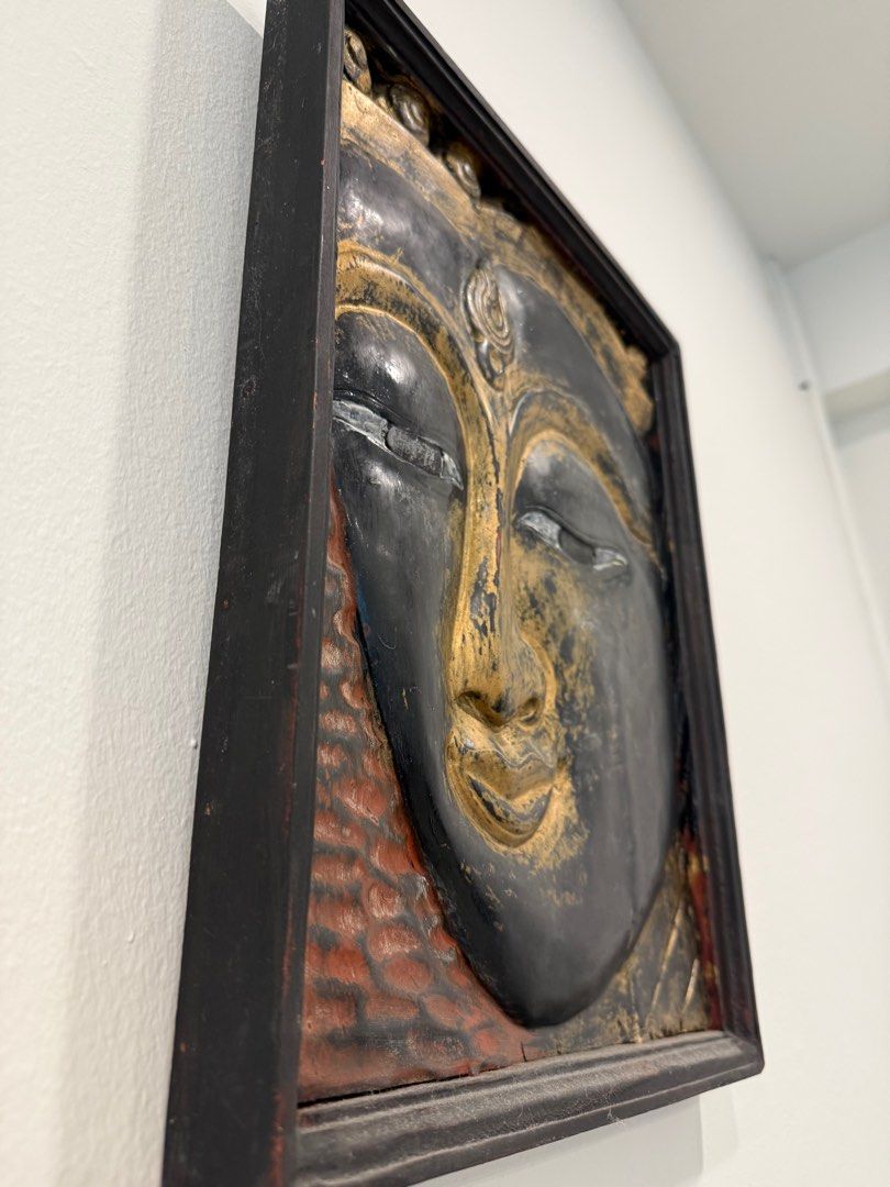 Buddha Face Wall Art - Framed64885328028034111