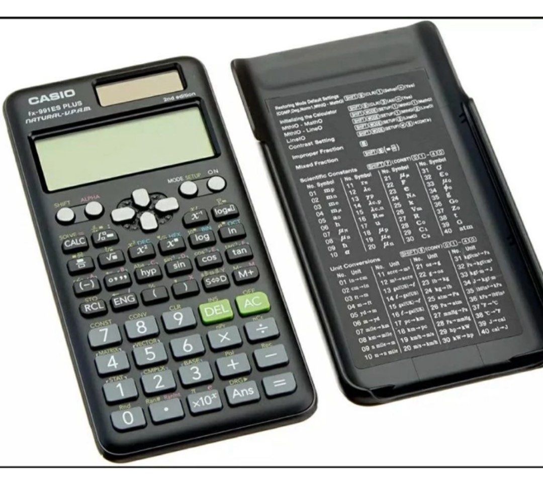 Casio Calculator fx-991ES PLUS (2nd Edition) (Category: Other Gadgets) located in Singapore. Submitted by want2clearspace (Listing ID 1379106633, Image 2). Description: Bought & brought to school as spare but theres some scratches on the cover https://www.casio.com/sg/scientific-calculators/product.FX-991ESPLUS-2/.