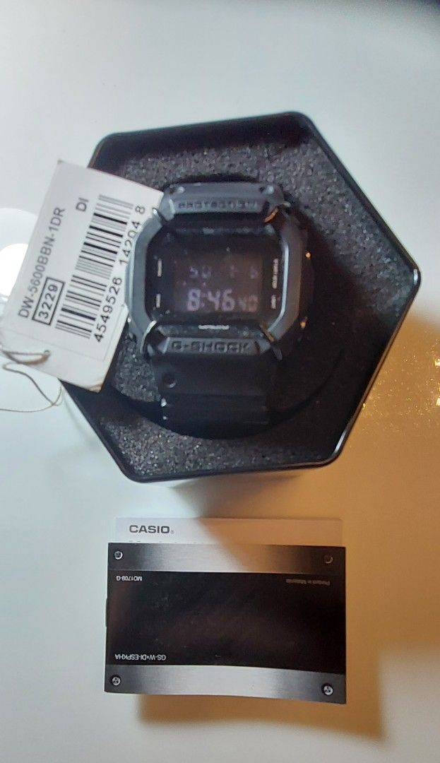 Casio G Shock DW 5600 (Category: Men's Watches) located in Quezon City. Submitted by roger.roger1 (Listing ID 1379074881, Image 1). Description: Unused with case, box, tag and manual de clutter.