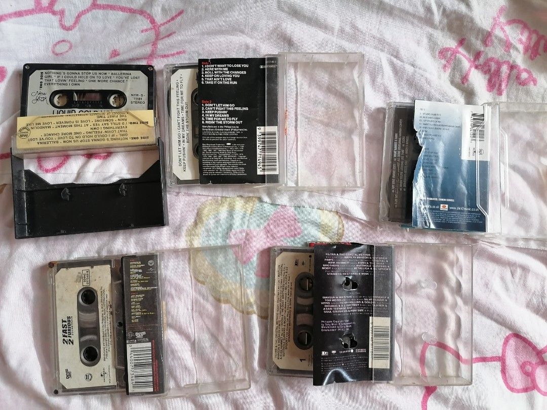 Cassette tape Mint (Category: CDs & DVDs) located in Cavite. Submitted by 10ferjenn (Listing ID 1378948027, Image 2). Description: Available cassette tapes mint condition. not tested. *2 Fast 2 Furious *Liquid gold Vol. 5 *Reo Speedwagon *Westlife Coast to coast *Spawn 2 minimum cassette /250 each 1 minimum / 300 each. For take all! 1k. For shipping or meet up. Preferably weekend transaction. Dasma location..
