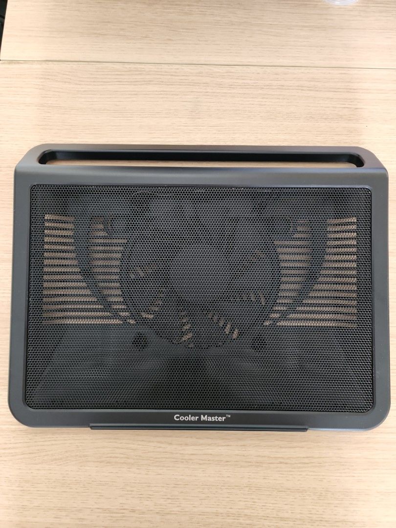 Cooler Master NotePal L1 (Category: Other Accessories) located in Singapore. Submitted by lml0917 (Listing ID 1378847143, Image 1). Description: - Cooler Master laptop cooling pad - Full range metal mesh design for maximum airflow - 160mm silent fan with superior airflow provides best cooling performance - Good condition - Perfect for gamers and long-term laptop users - USB powered - Suitable for laptop up to 17 inch - Fan was recently clean and 
