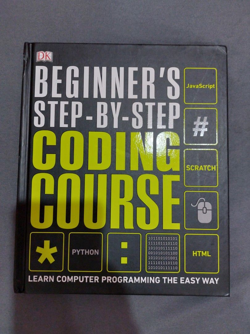 DK Beginners Coding (Category: Textbooks) located in Tuguegarao City. Submitted by goodbuyclutter (Listing ID 1378982719, Image 1). Description: Also available: Astronomy-880 Beginners Coding- 880 Dreams Unlock- 400 Medical symptoms-500 Sew step by step- 450 Live your best life- 400 How food works- 880 How the body works- 700 How philosophy works-880 Mythology timeless- 1,300.