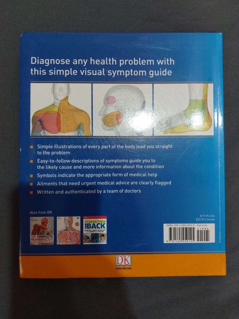 DK MEDICAL SYMPTOMS (Category: Textbooks) located in Tuguegarao City. Submitted by goodbuyclutter (Listing ID 1378983403, Image 2). Description: Also available: Astronomy-880 Beginners Coding- 880 Dreams Unlock- 400 Medical symptoms-500 Sew step by step- 450 Live your best life- 400 How food works- 880 How the body works- 700 How philosophy works-880 Mythology timeless- 1,300.
