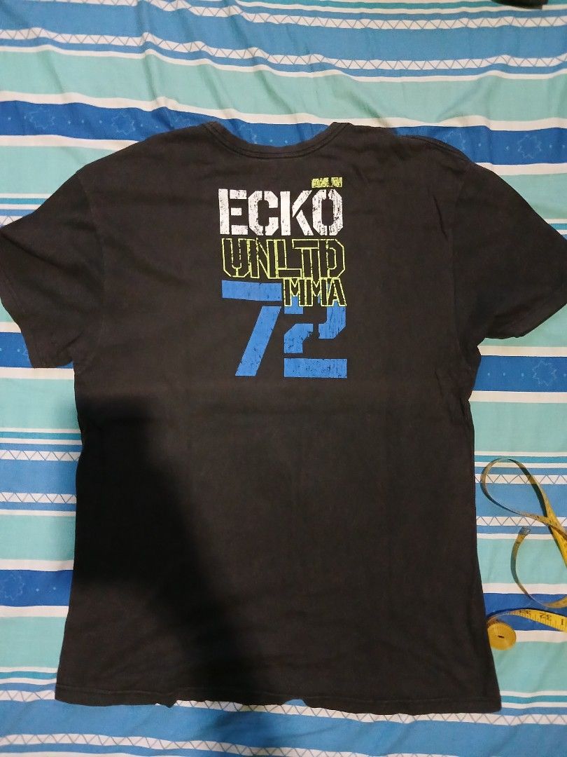 Ecko Unltd MMA Tee (Category: Tshirts & Polo Shirts ) located in Taguig. Submitted by mallowset (Listing ID 1379080403, Image 2). Description: width - 22 length - 31.5 issue: few stains on sleeve.