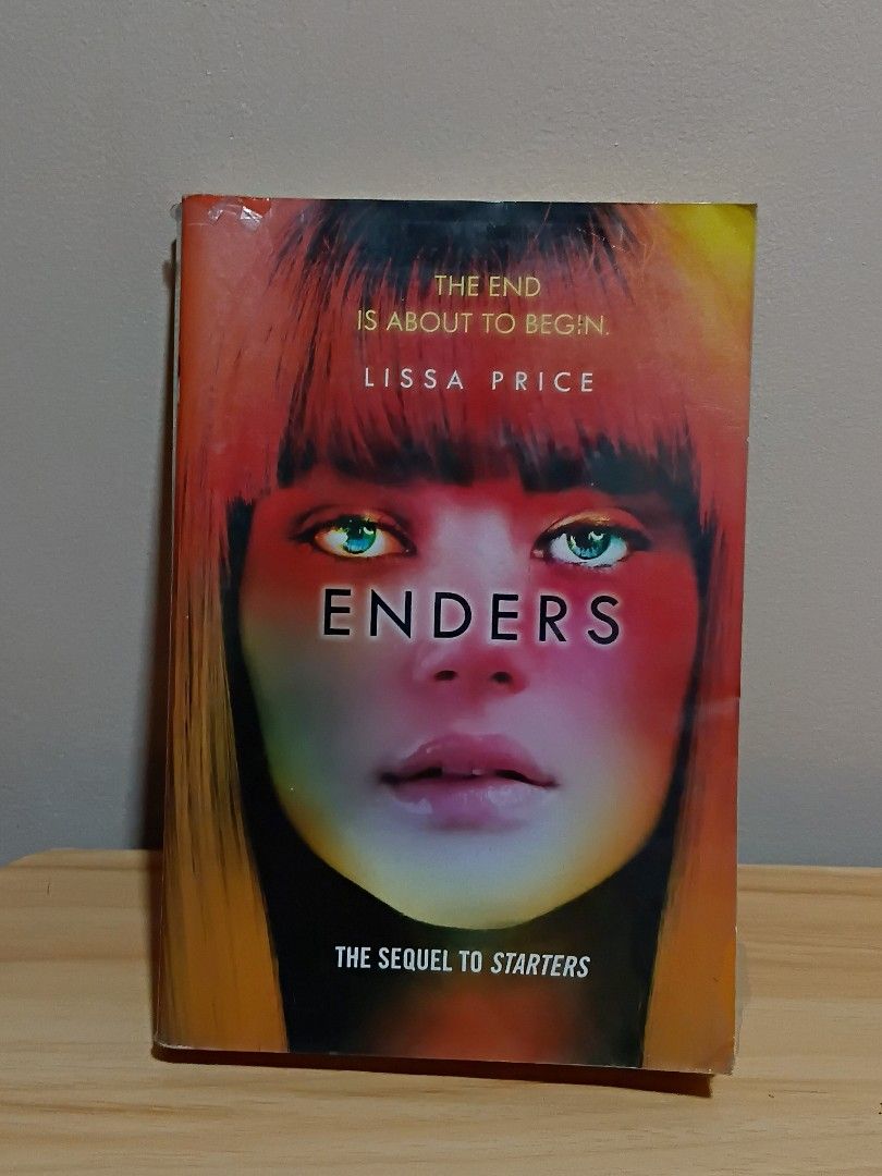 ENDERS by lissa price (Category: Storybooks) located in Cavite. Submitted by 4leafcolover (Listing ID 1378945216, Image 1). Description: -authentic copy (bought from nbs) -plastic covered -rfs: decluttering.