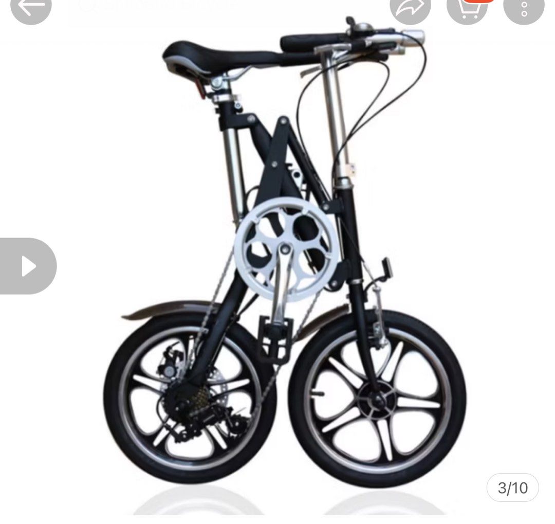 One Sec Foldable Bicycle “14 (Category: Bicycles) located in Singapore. Submitted by ling_bbt (Listing ID 1378968953, Image 3). Description: 2nd Hand.