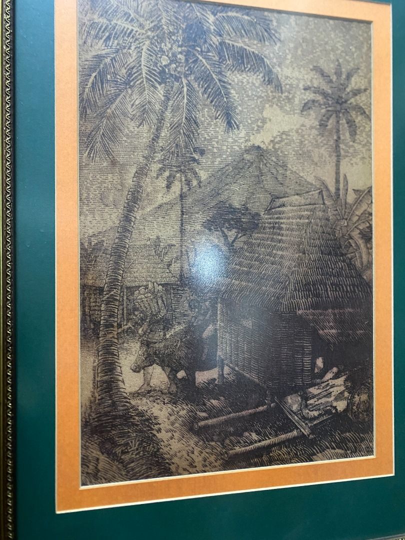 Framed Print "Nipa Hut" 19 x 26.5 (Category: Frames & Pictures) located in Marikina City. Submitted by theflos (Listing ID 1378987991, Image 3). Description: .