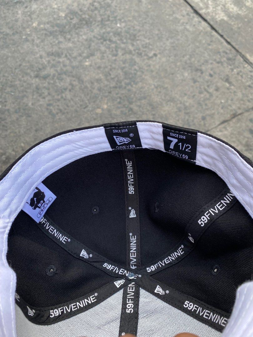 G59 suicideboys new world order fitted cap (Category: Caps & Hats) located in Manila. Submitted by ownywest833 (Listing ID 1379090836, Image 2). Description: G59 new world order 2025 release brandnew below srp 7 1/2 gray underbrim.