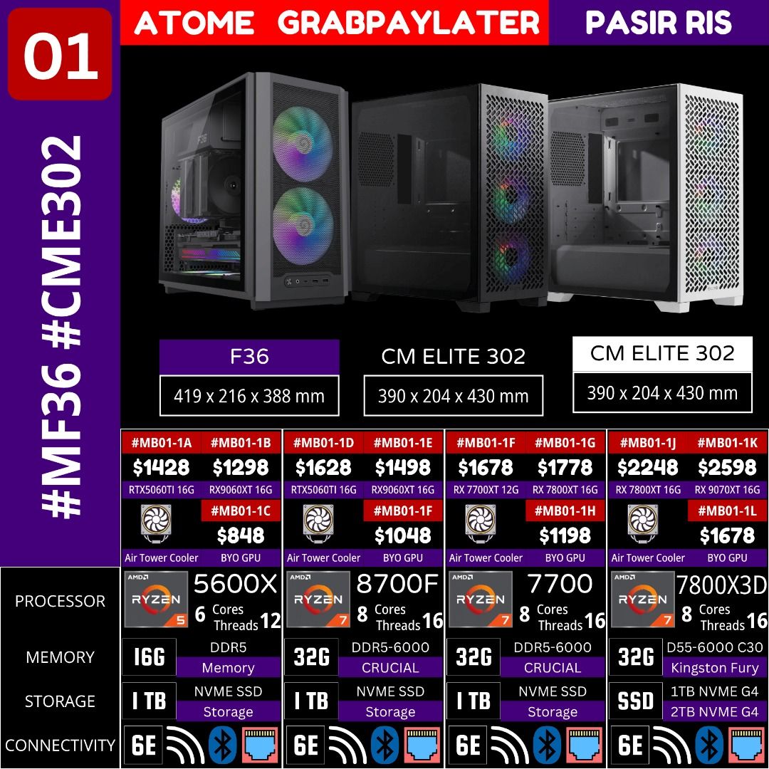 GAMING PC BUILDS 2025 MASTERLIST | CHEAP BUDGET GAMING PC BUILD CUSTOM DESKTOP RIG | AMD RYZEN 5 3600 5600 5600X 7600 7 7700 7800X3D DESKTOP GAMING PC | MASTERLIST #MSTRBUILDS63168000663041111