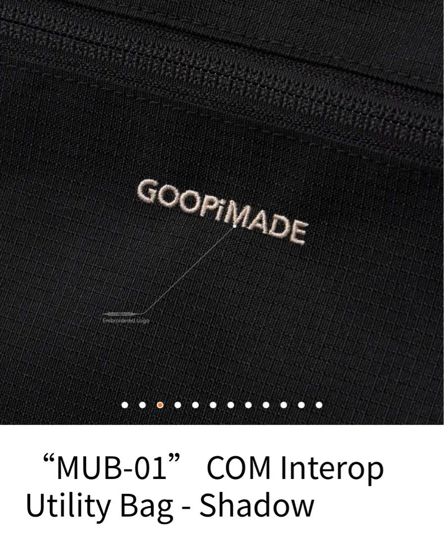 Goopimade 2025 Utility Bag (Category: Bags & Wallets) located in Singapore. Submitted by shang.co9 (Listing ID 1379078663, Image 3). Description: Used once. Superb condition .