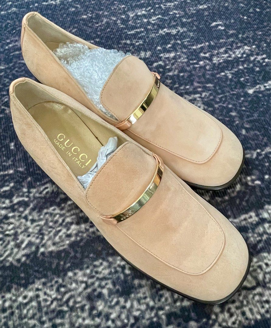 Gucci Vintage Suede Loafers (36) (Category: Sneakers & Footwear) located in Angeles City. Submitted by annedrc (Listing ID 1379018954, Image 2). Description: *Size 36 *Looks unused *No other inclusions *Actual color may vary due to lighting *All sales are final; no returns or exchanges *Please make an offer only when your funds are ready and available. Payment should be done within 6 hours of accepting offer (unless a request for extension has be