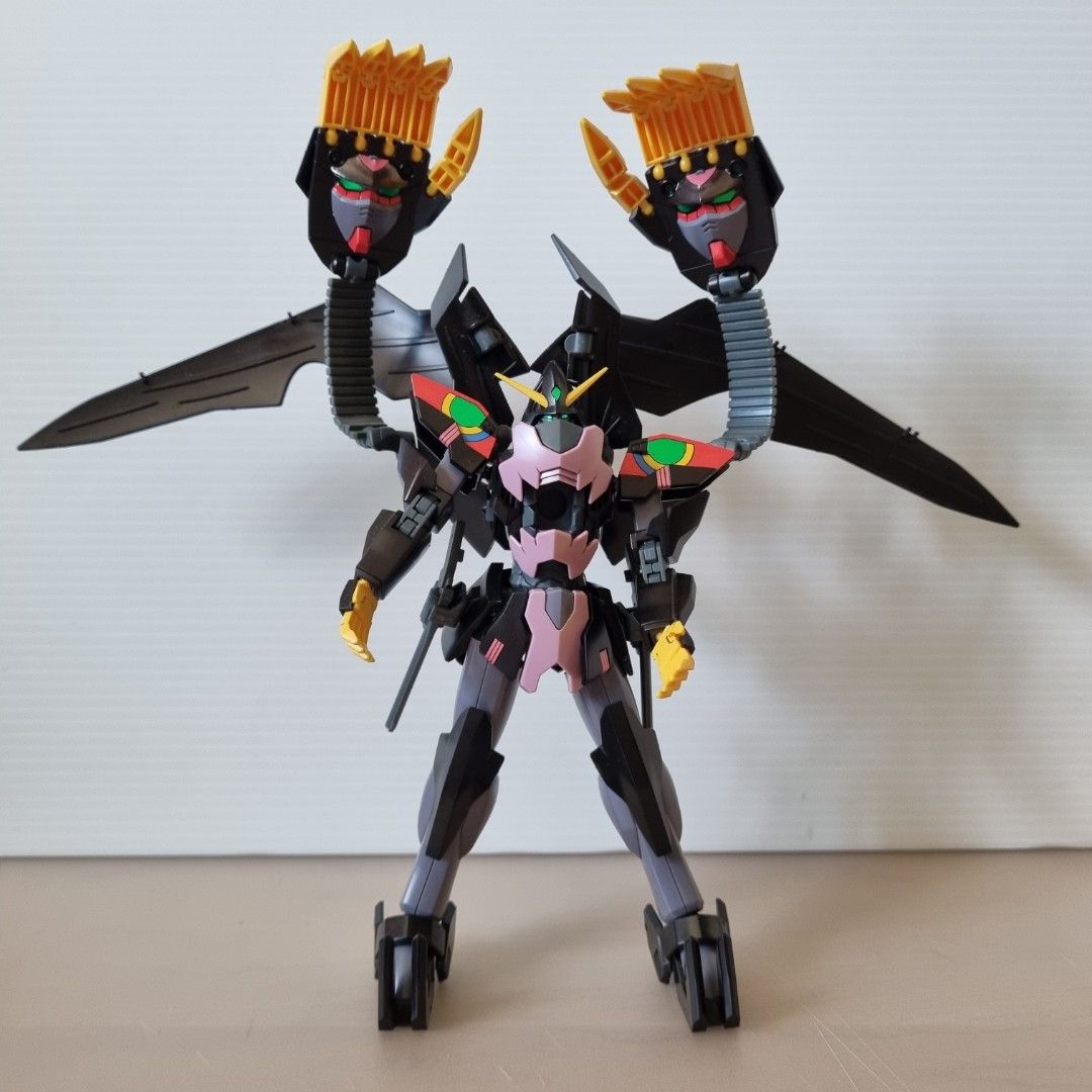 Gundam The End with small single-horned Ms 'Narwhal' (Category: Garage sale) located in Singapore. Submitted by otterblu (Listing ID 1378946915, Image 1). Description: Fully assembled, well maintained, kept in displayed glass cabinet. Perfect for collectors and Gundam enthusiasts. No box.