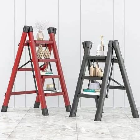 Ha A type ladder (Category: Ladders & Steps) located in Manila. Submitted by dolorchris69891 (Listing ID 1378958431, Image 1). Description: ** Metal Foldable Ladder 1 Color: Red / White / Black 3 steps - 1700 4steps - 1800 5steps - 1900 ALL STOCKS ON HAND ❗❗ DM 📩.
