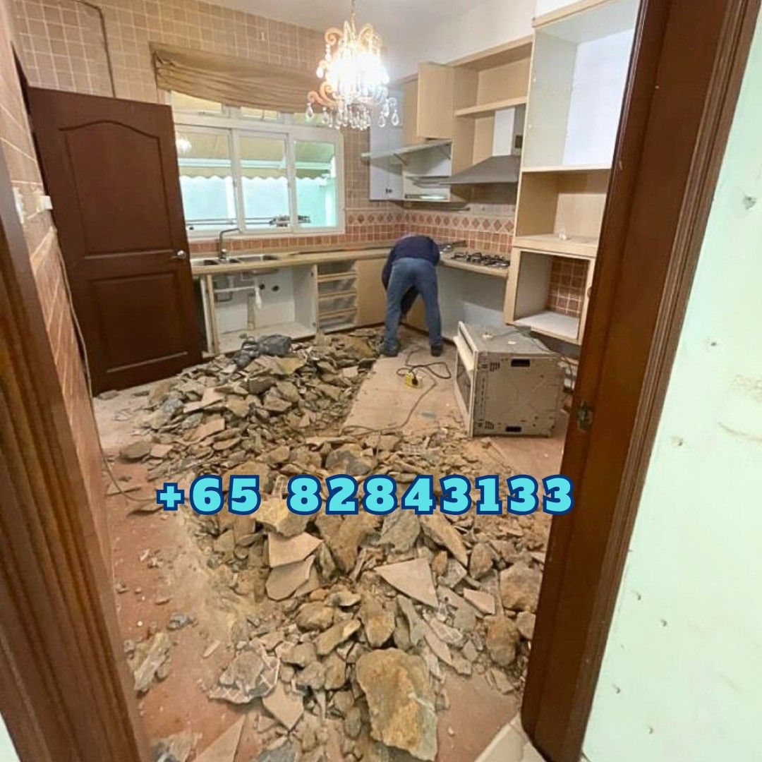 Hacking service singapore | Wall hacking | Tile hacking | Toilet hacking | Kitchen hacking | Demolition contractor singapore | Renovation hacking | Furniture disposal singapore |Dismantle built in cabinet | Junk removal singapore | Cabinet dismantle (Category: HDB Renovation) located in Singapore. Submitted by painting_servicesg (Listing ID 1378992053, Image 2). Description: Looking for a hacking service in Singapore? We provide expert wall hacki