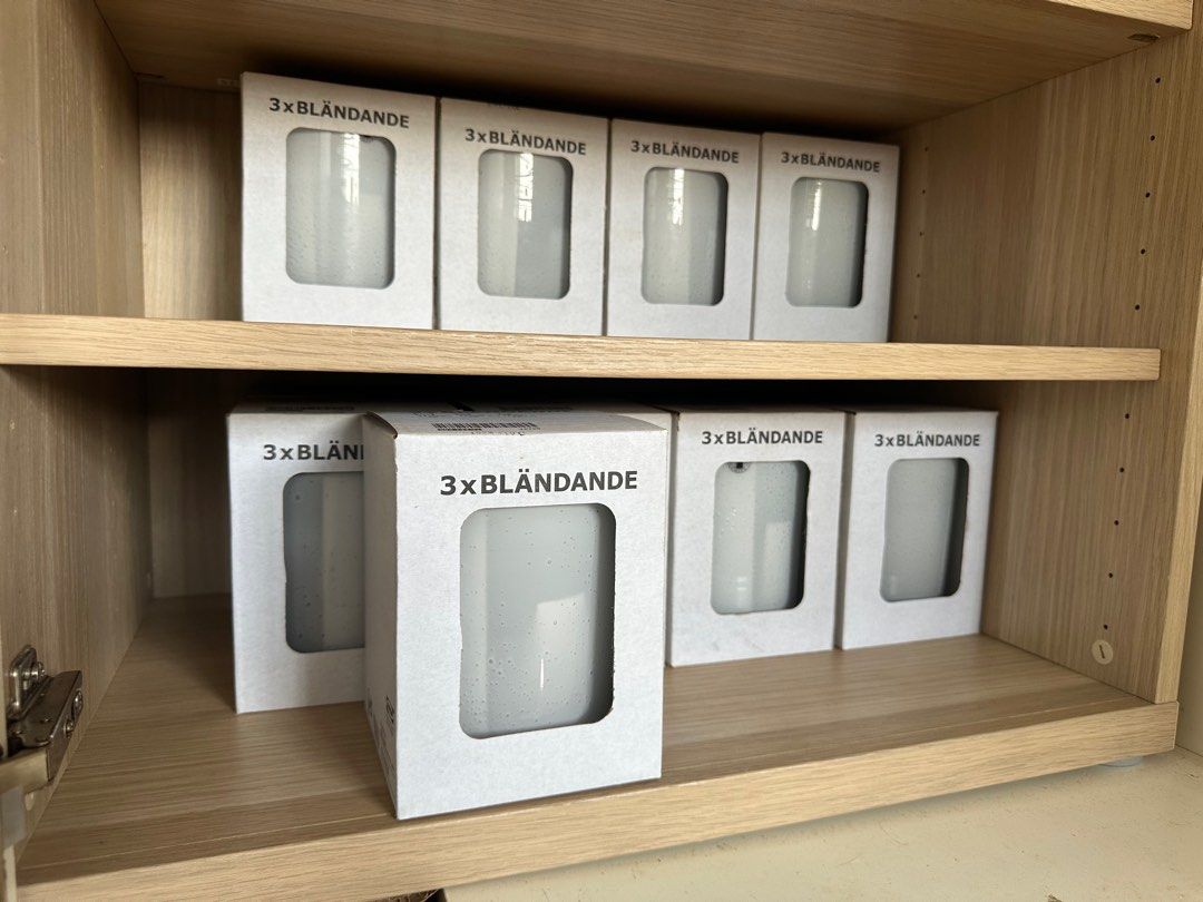 IKEA BLÄNDANDE glass jars