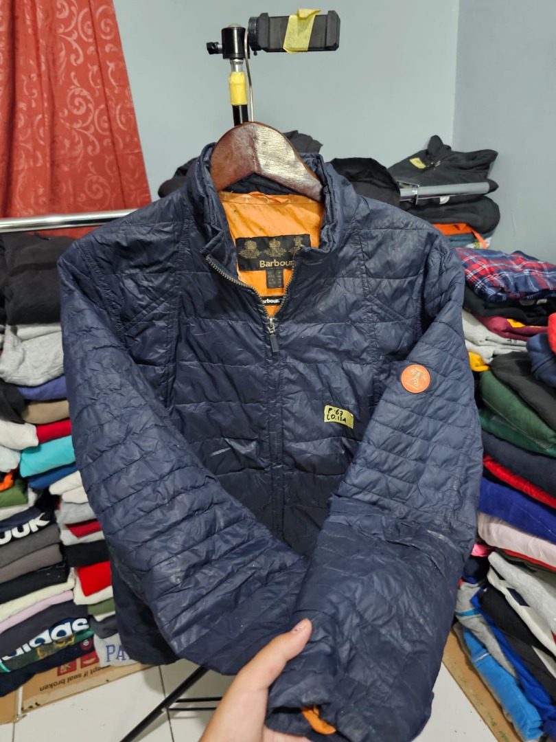 jacket bulang barbour, Fesyen Pria, Pakaian , Atasan di Carousell