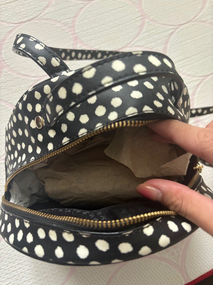 Kate Spade Polka Dot Backpack (Category: Backpacks) located in Makati City. Submitted by fittedsecond (Listing ID 1378988184, Image 3). Description: brand new, never used original and authentic, bought in kate spade store in USA pretty polka dot pattern is very trendy rn!.