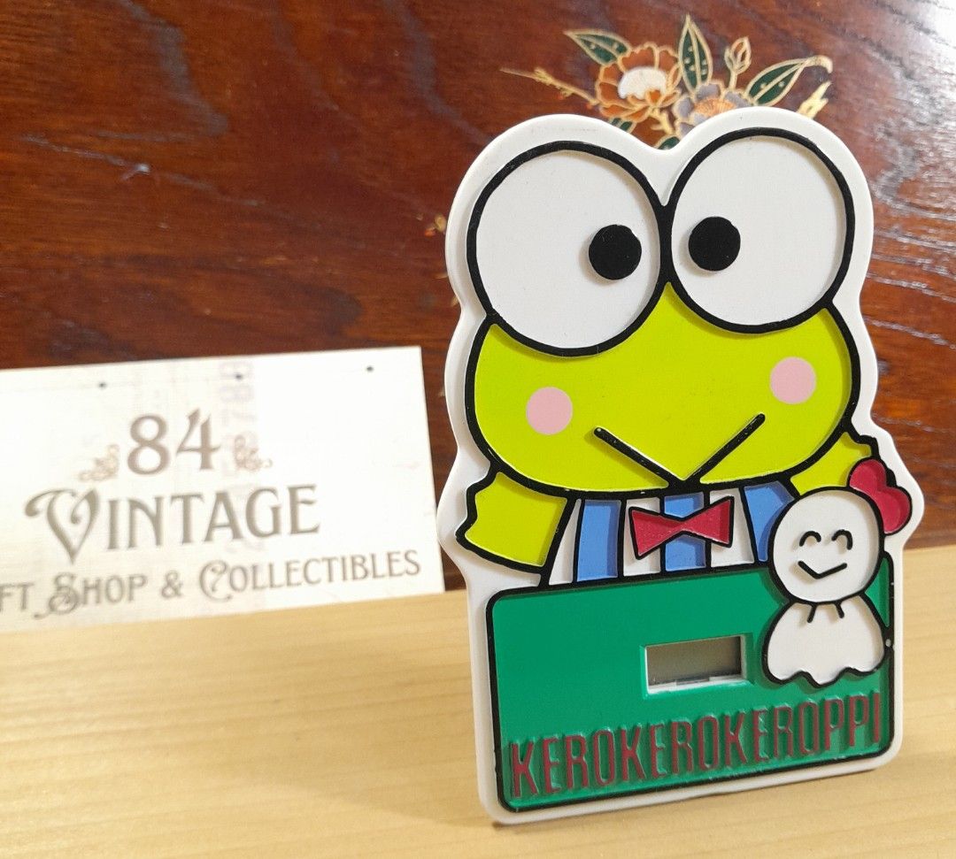 Keroppi Display with Digital Clock (Category: Vintage Collectibles) located in Las Pinas. Submitted by 84vintage (Listing ID 1378952464, Image 1). Description: Original Kerropi Sanrio character. No battery for testing. Sold As Is only Actual photos posted. Please examine them carefully as they are part of the description. --📌 MUST READ Before Dealing with us 📌-- ⚠️Price is posted. No lowballs please. ⚠️Vintage items are only sold As Is Where Is
